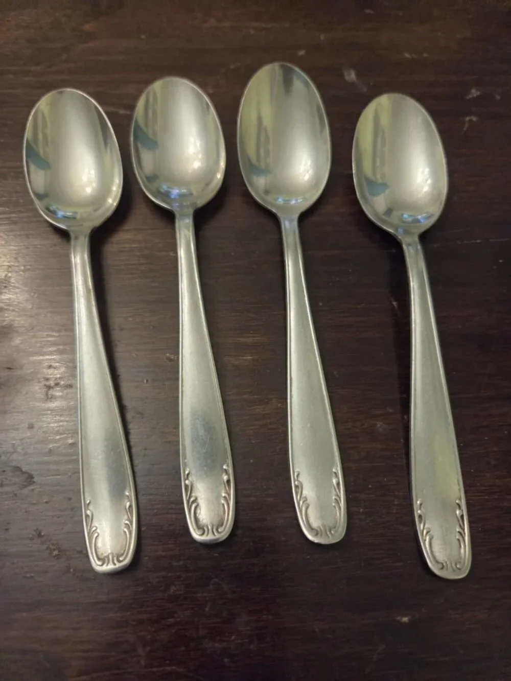 Set 4 Demitasse Spoons Wusthof Hallmark Stainless Flatware Germany